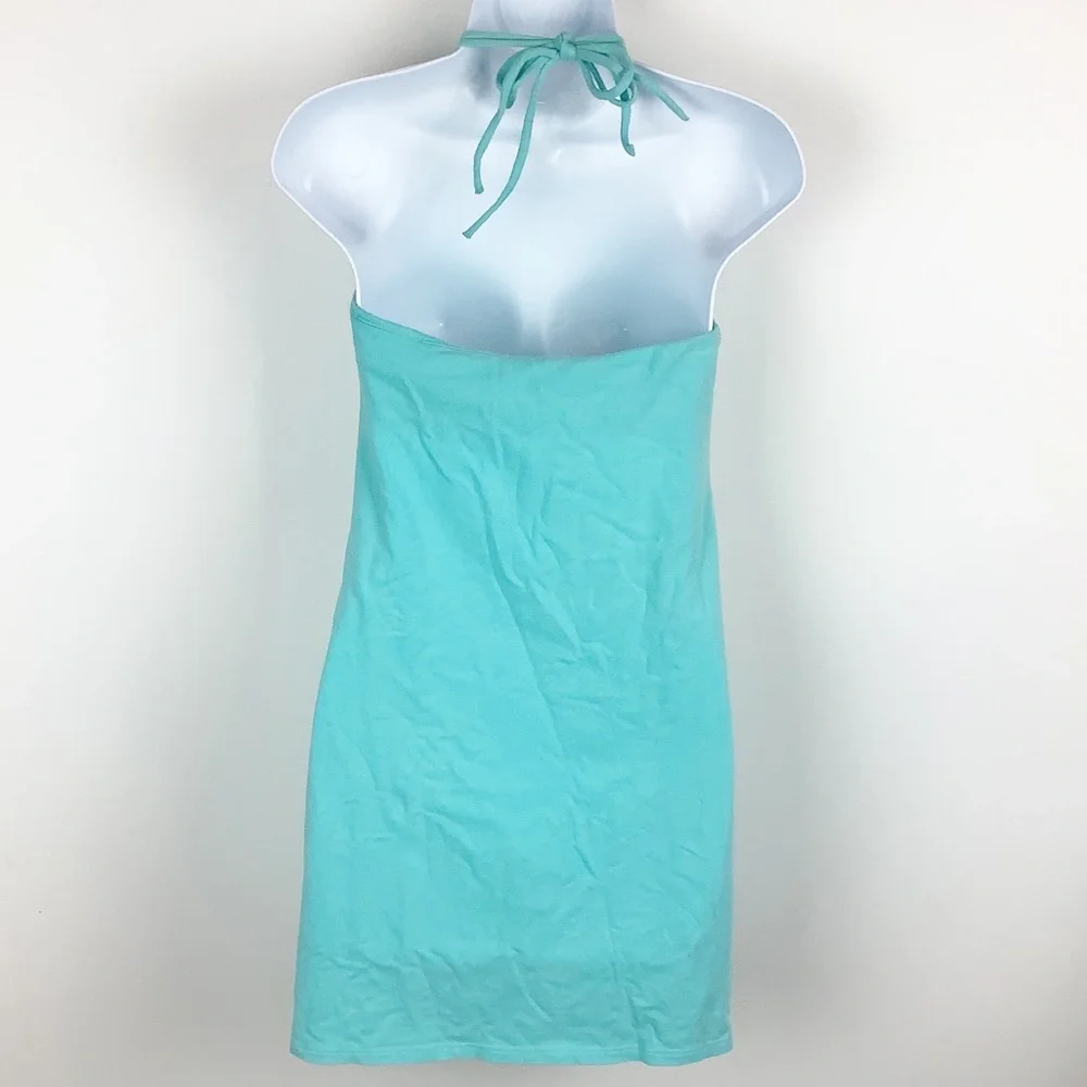 Victoria's Secret Bra Top Halter Draped Mini Dress Beach Cover Up - Picture 5 of 9